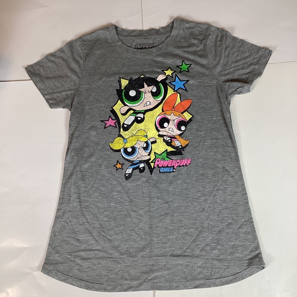 The Powerpuff Girls Womens T Shirt Top Size M Medium Short Sleeve Graphic Print